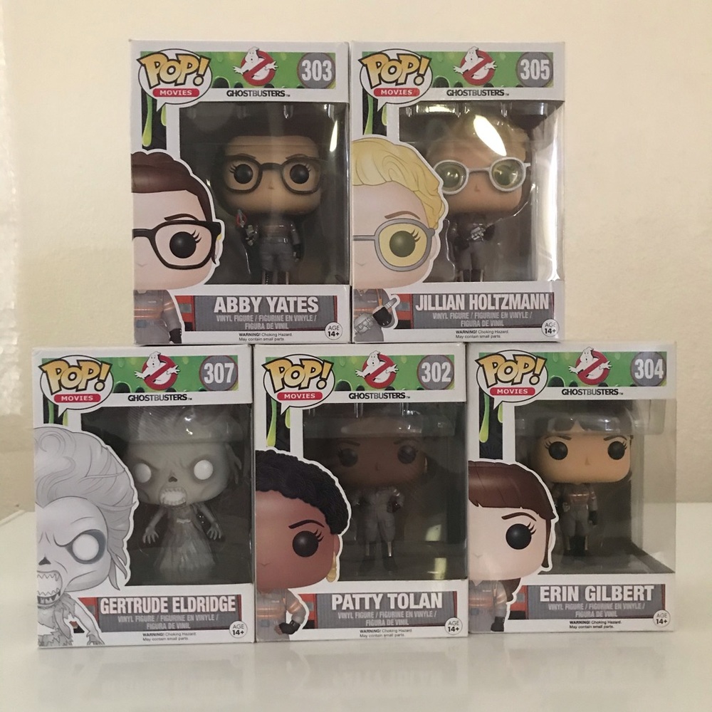Ghost Busters Funko Pop! Figure bundle of 5
